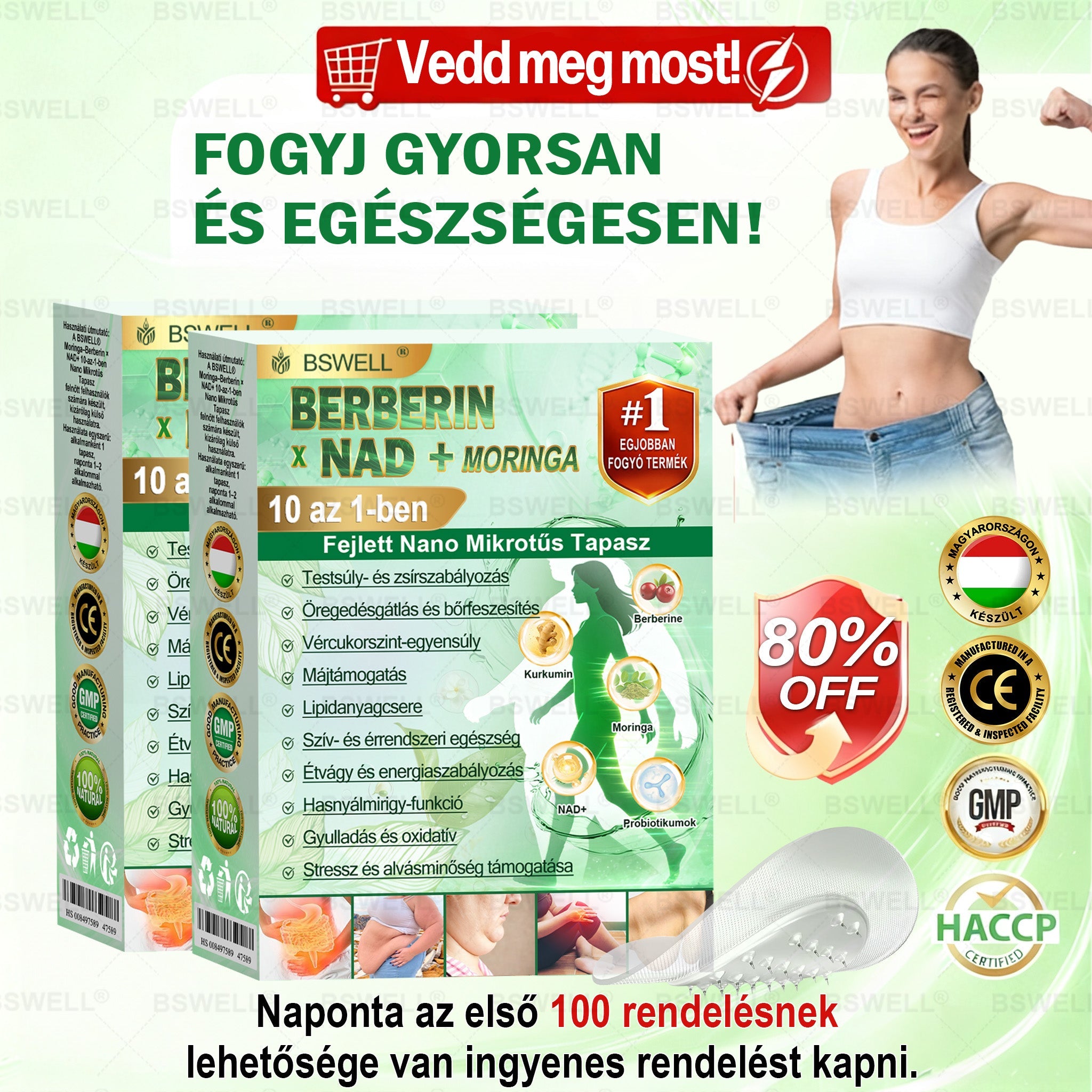BSWELL® Nano mikrotűs karcsúsító tapasz (𝑱𝒖𝒔𝒕 𝒐𝒏𝒄𝒆 𝒂 𝒅𝒂𝒚, 𝒗𝒊𝒔𝒊𝒃𝒍𝒆 𝒄𝒉𝒂𝒏𝒈𝒆𝒔 𝒊𝒏 28 𝒅𝒂𝒚𝒔) ✅ 𝑭𝒐𝒓 𝒐𝒃𝒆𝒔𝒊𝒕𝒚, 𝒄𝒂𝒓𝒅𝒊𝒐𝒗𝒂𝒔𝒄𝒖𝒍𝒂𝒓 𝒉𝒆𝒂𝒍𝒕𝒉, 𝒅𝒊𝒂𝒃𝒆𝒕𝒆𝒔, 𝒔𝒍𝒆𝒆𝒑 𝒂𝒑𝒏𝒆𝒂, 𝒈𝒖𝒕 𝒉𝒆𝒂𝒍𝒕𝒉, 𝒋𝒐𝒊𝒏𝒕 𝒊𝒔𝒔𝒖𝒆𝒔, 𝒂𝒏𝒅 𝒎𝒐𝒓𝒆