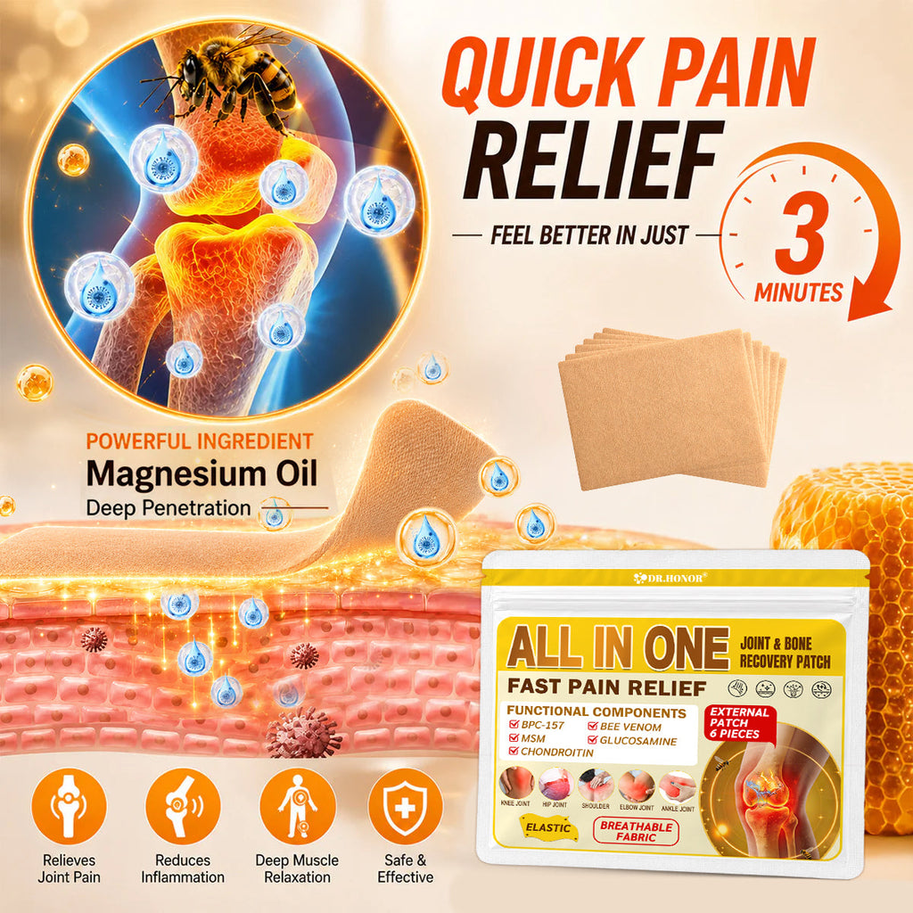 DR.HONOR® All-In-One Joint & Bone Recovery Patch (Specially Designed for Older Adults)