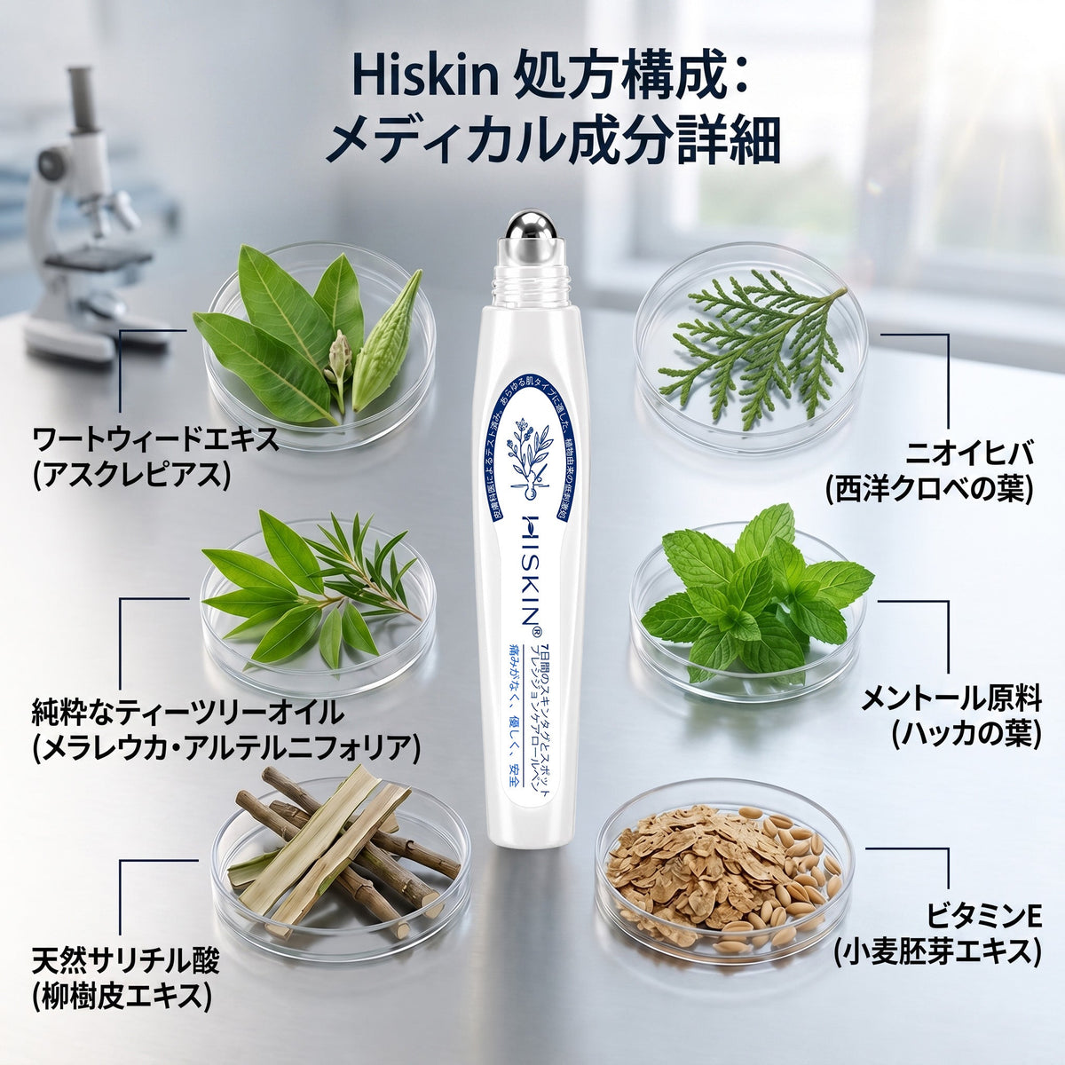 𝐇𝐈𝐒𝐊𝐈𝐍®👩‍⚕️ 7日間 スキンタグ＆スポットイレーサー｜痛み・傷跡を残さず、気になる肌悩みをケアする先進ローラーボールペン