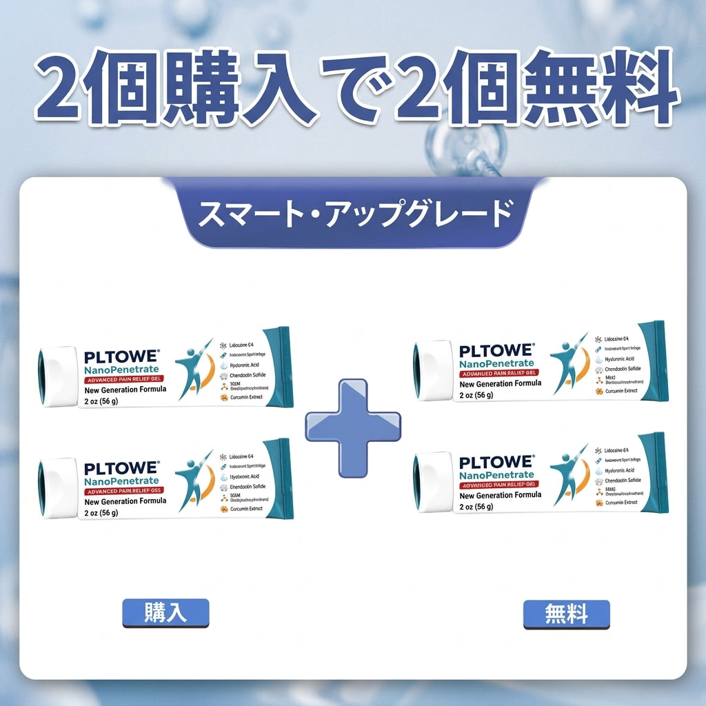 おめでとうございます！本日500人目のお客様に選ばれました。特別オファーとして、PLTOWE®製品をもう1つ50％OFFでお求めいただけます！
